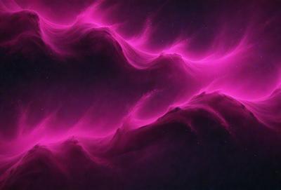 The primary subject of the image is a pink, purple, and red swirling pattern. The setting is a dark background, which contrasts with the vibrant colors of the swirling pattern. The visual style appears to be a digital art or illustration, as the swirling pattern is created through a combination of colors and shapes. The overall atmosphere of the image is lively and energetic, with the swirling pattern capturing the viewer's attention.