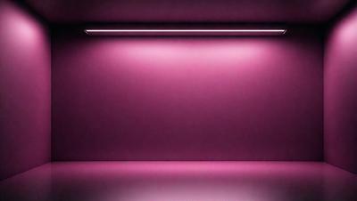 The primary subject of the image is a pink wall with a purple hue. The setting is a room with a pink wall, and the visual style is a photo. The dominant colors and overall atmosphere are a mix of pink and purple, creating a warm and inviting ambiance.