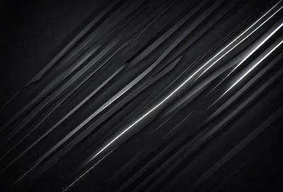 The primary subject of the image is a black and white pattern, which appears to be a digital art or illustration. The setting is a dark background, and the visual style gives the image a modern and minimalist appearance. The dominant colors are black and white, creating a stark and dramatic atmosphere.
