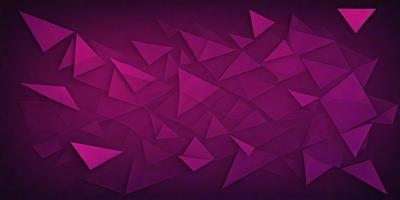 The primary subject of the image is a purple background with a pattern of triangles. The setting is a dark room, and the visual style appears to be a digital art or illustration. The dominant colors are purple and pink, creating a calm and soothing atmosphere.