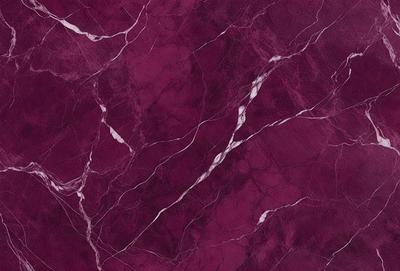 The image features a purple marble wall with a pattern of white swirls. The wall appears to be made of marble, giving it a luxurious and elegant appearance. The combination of purple and white creates a visually striking and sophisticated ambiance.