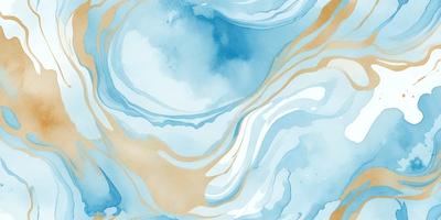 The primary subject of the image is a blue and white water-like pattern, which appears to be a painting or a digital artwork. The setting is a blue and white background, which complements the artwork. The visual style is a combination of painting and digital art, creating a unique and artistic appearance. The colors and mood of the image are predominantly blue and white, giving it a calm and serene atmosphere.