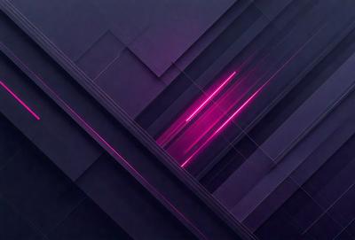 The primary subject of the image is a pink and purple geometric pattern. The setting is a dark background, which contrasts with the bright colors of the pattern. The visual style is a digital art or illustration, as the pattern appears to be a part of a larger design. The dominant colors are pink and purple, creating a vibrant and lively atmosphere.