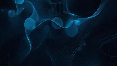 The primary subject of the image is a blue, swirling, and flowing pattern. The setting is a dark, starry background, which adds to the overall mood of the image. The visual style is a combination of digital art and illustration, creating a unique and captivating scene. The dominant colors are blue and black, which contribute to the overall atmosphere of the image.