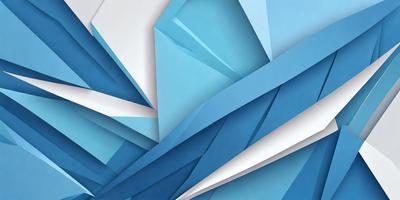 The primary subject of the image is a blue and white geometric pattern. The setting is a blue background, and the visual style appears to be a digital art or illustration. The dominant colors are blue and white, creating a calm and soothing atmosphere.