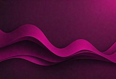 The primary subject of the image is a purple wave, which is the main object, scene, or focus of the image. The setting or background is a dark purple surface, which adds to the overall atmosphere. The visual style of the image is a digital art or illustration, as it is a creative and artistic representation of a wave. The colors and mood of the image are predominantly purple, giving it a calm and serene appearance.
