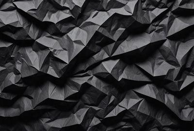 The primary subject of the image is a black and white patterned wallpaper. The setting is a black background, which emphasizes the patterned wallpaper. The visual style is a close-up of the wallpaper, showcasing its intricate design. The colors and mood of the image are predominantly black and white, giving it a classic and timeless appearance.