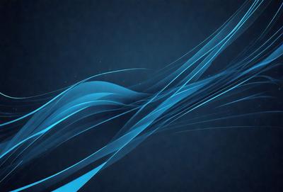 The primary subject of the image is a blue and white swirl pattern. The setting is a dark blue background, which creates a contrasting effect with the swirl pattern. The visual style appears to be a digital art or illustration, as the swirl pattern is intricately detailed and the overall atmosphere is dynamic and visually appealing.
