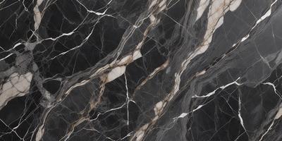 The primary subject of the image is a marble tile with a black and white pattern. The setting is a bathroom, as indicated by the presence of a bathtub. The visual style is a close-up of the marble tile, showcasing its intricate design. The colors and mood of the image are predominantly black and white, giving it a classic and elegant appearance.
