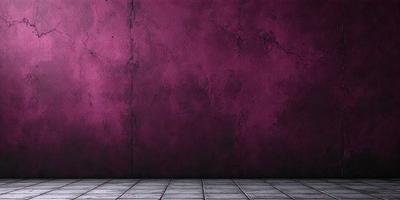 The primary subject of the image is a purple wall. The setting is a room with a purple wall, and the visual style is a photo. The dominant colors are purple and pink, creating a calm and soothing atmosphere.