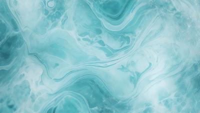 The primary subject of the image is a blue and white marbled tile. The setting is a bathroom, with the tile covering the walls and floor. The visual style is a close-up of the tile, showcasing its intricate design. The dominant colors are blue and white, creating a calm and soothing atmosphere.