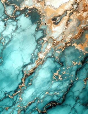 The primary subject of the image is a blue and white marbled wall. The setting is a room with a blue and white marbled wall as the main focus. The visual style is a photo, capturing the intricate patterns and textures of the marbled wall. The dominant colors are blue and white, creating a serene and calming atmosphere.