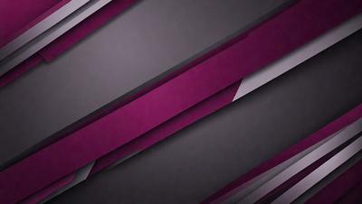 The primary subject of the image is a purple and gray patterned wallpaper. The setting is a room with a gray background. The visual style is a patterned wallpaper, which gives the room a modern and stylish appearance. The dominant colors are purple and gray, creating a calm and sophisticated atmosphere.