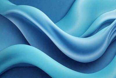 The primary subject of the image is a blue wave, which is the main object, scene, or focus of the image. The setting or background is a blue surface, which could be a wall or a background in a digital art or illustration. The visual style of the image is digital art, as it is a computer-generated representation of a wave. The dominant colors in the image are blue, which creates a calm and serene atmosphere.