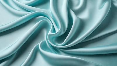The primary subject of the image is a blue fabric, which is the main object, scene, or focus of the image. The setting is a blue background, and the visual style is a photo. The dominant colors are blue and white, creating a calm and soothing atmosphere.