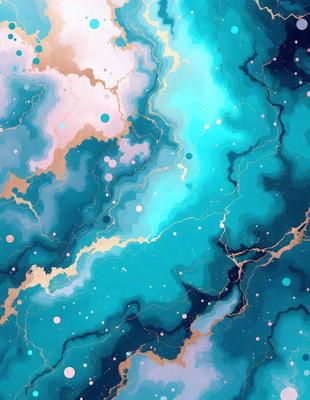 The primary subject of the image is a blue and gold swirling pattern, which appears to be a digital art or illustration. The setting is a blue and gold background, creating a vibrant and lively atmosphere. The visual style is a mix of digital art and illustration, with the swirling pattern being the main focus of the image. The colors and mood are predominantly blue and gold, giving the image a warm and inviting feel.