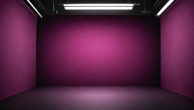 The primary subject of the image is a purple wall with a light shining on it. The setting is a room with a purple wall, and the visual style is a photo. The dominant colors are purple and white, creating a calm and serene atmosphere.