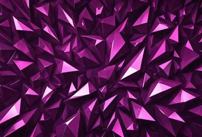 The primary subject of the image is a close-up of a purple patterned wall. The setting is a room with a purple wall, and the visual style is a digital art or illustration. The dominant colors in the image are purple and pink, creating a warm and inviting atmosphere.