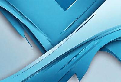 The primary subject of the image is a blue and white paper sculpture. The setting is a white background, which provides a clean and minimalist appearance. The visual style is a combination of digital art and illustration, as the paper sculpture is created using digital tools. The colors and mood of the image are predominantly blue and white, giving it a calm and serene atmosphere.