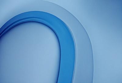 The primary subject of the image is a blue circle, which is the main object, scene, or focus of the image. The setting or background is a blue wall, and the visual style appears to be a digital art or illustration. The dominant colors in the image are blue, and the overall atmosphere is calm and serene.