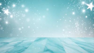 The primary subject of the image is a marble floor with a blue tint. The setting is a room with a blue background, and the visual style is a photo. The colors and mood of the image are predominantly blue, creating a calm and serene atmosphere.
