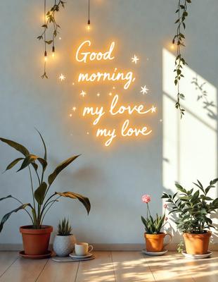 Good morning, my love.