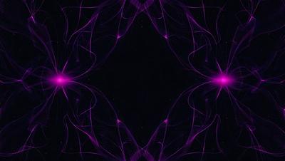 The primary subject of the image is a purple and pink pattern, which is the main focus of the image. The setting is a black background, creating a contrasting effect. The visual style is a digital art or illustration, as the pattern appears to be a digital creation. The colors and mood of the image are predominantly purple and pink, giving it a vibrant and lively atmosphere.