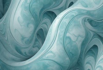 The primary subject of the image is a blue and white swirl pattern, which appears to be a digital art or illustration. The setting is a blue and white ocean, creating a serene and calming atmosphere. The visual style is a combination of digital art and illustration, giving the image a unique and artistic appearance. The dominant colors are blue and white, which contribute to the overall mood of the image, evoking a sense of tranquility and beauty.