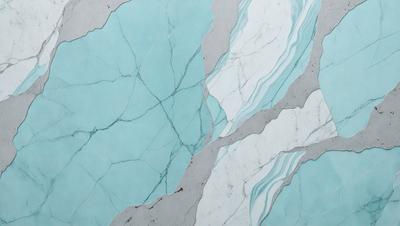 The primary subject of the image is a marble-like surface with a blue and white color scheme. The setting is a wall with a patterned design, giving the appearance of a marble-like texture. The visual style is a combination of a photo and digital art, creating a unique and intricate design. The colors and mood of the image are predominantly blue and white, giving it a clean and elegant appearance.