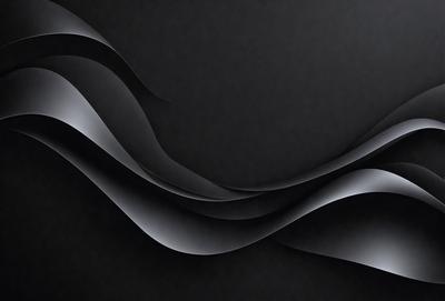 The primary subject of the image is a black and white pattern, which appears to be a digital art or illustration. The setting is a black background, which contrasts with the pattern. The visual style is modern and artistic, creating a striking contrast between the pattern and the background. The colors and mood of the image are predominantly dark and moody, with the black and white pattern adding a sense of depth and complexity to the overall composition.