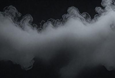 The primary subject of the image is a cloudy sky. The setting is a dark background, which creates a dramatic and moody atmosphere. The visual style is a black and white photo, giving the image a classic and timeless feel. The colors and mood are predominantly dark and mysterious, with the cloudy sky serving as the main focal point.