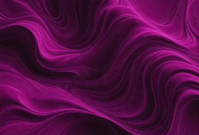 The primary subject of the image is a purple, swirling pattern that resembles a purple ocean. The setting is a purple background, which complements the swirling pattern. The visual style is a digital art or illustration, as the purple swirls are created with a computer or digital tool. The colors and mood of the image are predominantly purple, giving it a calming and serene atmosphere.