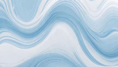 The primary subject of the image is a blue and white wave pattern. The setting is a blue background, which creates a visually appealing contrast with the wave pattern. The visual style of the image is a combination of a photo and digital art, as it captures the essence of a wave while maintaining a clean and modern appearance. The dominant colors in the image are blue and white, which contribute to a calming and serene atmosphere.