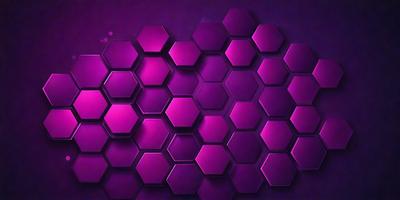 The primary subject of the image is a purple hexagonal pattern. The setting is a purple wall, and the visual style is a digital art or illustration. The dominant colors are purple and pink, creating a calm and soothing atmosphere.