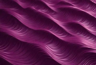 The primary subject of the image is a purple, textured surface that resembles a purple mountain. The setting is a purple mountainous landscape, and the visual style is a digital art or illustration. The dominant colors in the image are purple and pink, creating a serene and calming atmosphere.