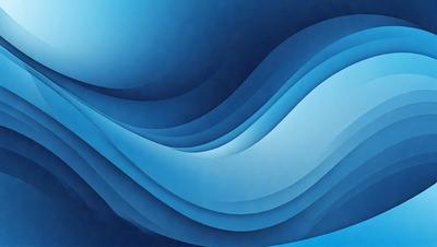 The primary subject of the image is a large, blue wave. The setting is a blue background, which creates a striking contrast with the wave. The visual style is a digital art or illustration, as the wave appears to be a part of a larger design or pattern. The dominant colors are blue and white, giving the image a calm and serene atmosphere.