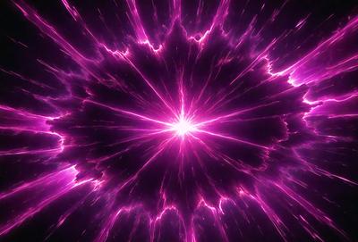 The primary subject of the image is a bright pink light, which appears to be a neon light or a light source in a dark environment. The setting is a dark background, which contrasts with the bright pink light. The visual style of the image is a close-up of the light source, emphasizing its vibrant color and intensity. The colors and mood of the image are predominantly pink, creating a warm and inviting atmosphere.