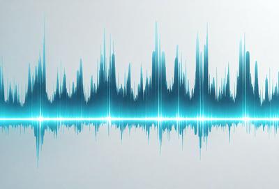 The image features a blue and white wave pattern, which appears to be a digital art or illustration. The primary subject is the wave pattern, and the setting is a white background. The visual style is modern and captivating, with the blue and white colors creating a sense of depth and movement.