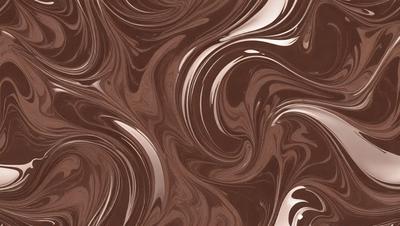 The primary subject of the image is a brown and white patterned wallpaper. The setting is a room with a brown and white patterned wallpaper on the wall. The visual style is a patterned wallpaper, which gives the room a unique and artistic atmosphere. The dominant colors are brown and white, creating a warm and inviting environment.