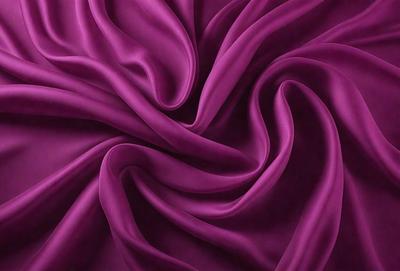 The primary subject of the image is a purple fabric, which is the main object, scene, or focus of the image. The setting or background is a purple sheet, and the visual style is a close-up of the purple fabric. The colors and mood of the image are predominantly purple, creating a calm and soothing atmosphere.