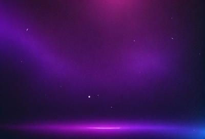 The primary subject of the image is a purple background with a few stars visible. The setting appears to be a dark, starry sky. The visual style is a combination of a photo and digital art, creating a unique and artistic representation of the night sky. The colors and mood of the image are predominantly purple, with a sense of mystery and tranquility.