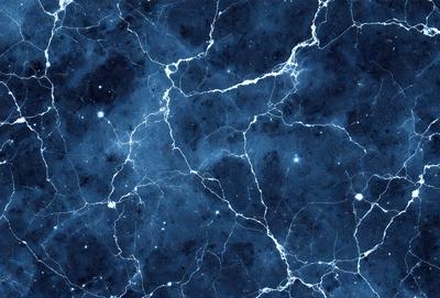The primary subject of the image is a blue and white patterned background, which appears to be a wallpaper or a textured surface. The setting is indoors, with the patterned background serving as the main focus of the image. The visual style is a combination of a photo and a digital art, as the patterned background is both textured and visually appealing. The colors and mood of the image are predominantly blue and white, creating a calm and serene atmosphere.