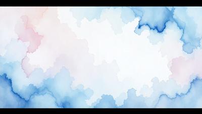 The primary subject of the image is a blue and white cloudy sky. The setting is a cloudy sky with a blue and white color scheme. The visual style is a digital art or illustration, creating a unique and artistic representation of the cloudy sky. The colors and mood of the image are predominantly blue and white, giving it a calm and serene atmosphere.