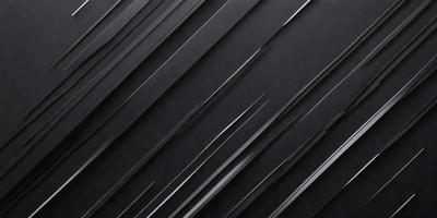 The primary subject of the image is a pattern of thin, black lines. The setting is a black background, which creates a striking contrast with the lines. The visual style is a digital art or illustration, as the lines are drawn with precision and consistency. The colors and mood of the image are predominantly dark and moody, with the black lines creating a sense of depth and complexity.