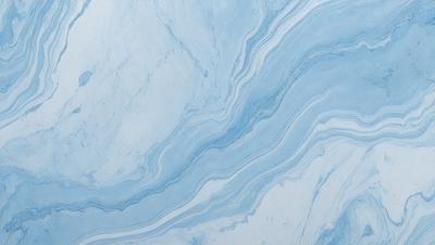 The primary subject of the image is a blue and white marbled surface, which appears to be a wall or a countertop. The setting is a room with a blue and white color scheme. The visual style is a close-up of the marbled surface, showcasing its intricate patterns. The colors and mood of the image are predominantly blue and white, creating a calm and serene atmosphere.