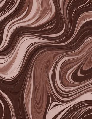 The primary subject of the image is a brown and white striped pattern, which appears to be a marbled or textured surface. The setting is a close-up of the pattern, showcasing its intricate details. The visual style is a combination of a photo and a digital art, as it captures the natural texture of the material while also displaying a creative and artistic touch. The colors and mood of the image are predominantly brown and white, giving it a warm and earthy feel.