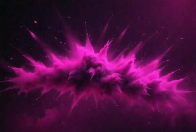 The primary subject of the image is a purple cloud, which is the main object, scene, or focus of the image. The setting or background is a dark purple sky, and the visual style appears to be a digital art or illustration. The dominant colors and overall atmosphere are purple and dark, creating a moody and dramatic scene.
