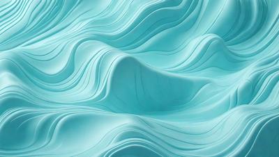The primary subject of the image is a blue, wavy wall with a patterned texture. The setting is a blue-toned environment, possibly a swimming pool or a water-themed space. The visual style appears to be a combination of digital art and illustration, creating a unique and artistic representation of the blue wavy wall. The dominant colors in the image are blue and white, giving the scene a calming and serene atmosphere.