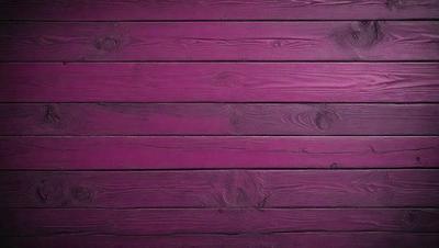 The primary subject of the image is a wooden wall with a purple color. The setting is a room with a wooden surface, and the visual style is a close-up of the wooden wall. The dominant colors are purple and brown, creating a warm and cozy atmosphere.