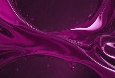 The primary subject of the image is a purple liquid, which appears to be a viscous substance. The setting is a dark background, which contrasts with the purple liquid. The visual style of the image is a close-up of the purple liquid, showcasing its texture and color. The dominant colors in the image are purple and dark, creating a moody and mysterious atmosphere.